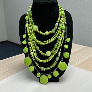 New! UNIQUE 6 layers necklace HandMade